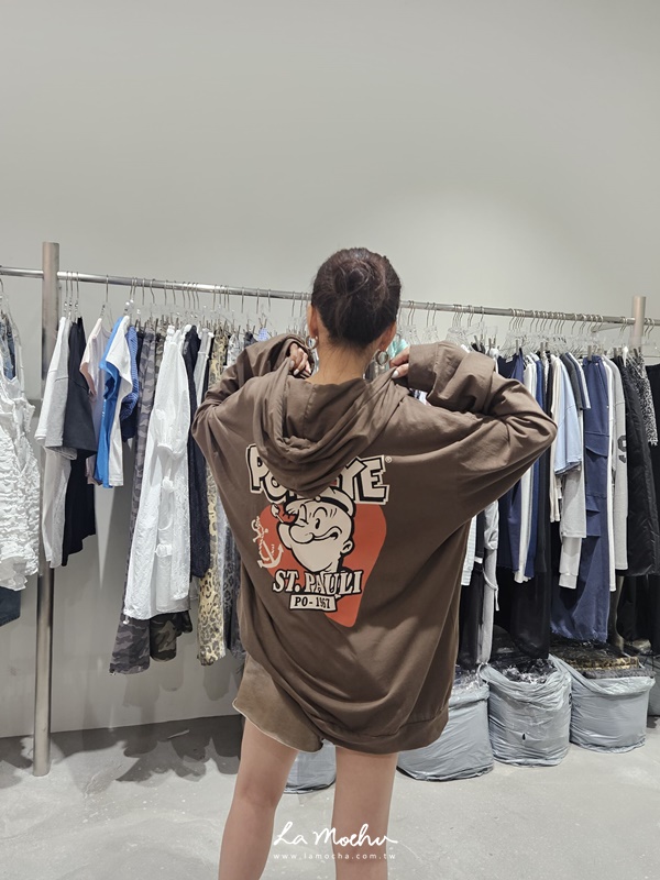 長版普派連帽外套